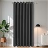 Joydeco Tende Oscurante per Interni 1 Pezzi L 140 x A 260 CM, Tenda Porta Termiche Isolante con Occhielli per Soggiorno e Camera da Letto Moderne, Grigio Scuro