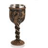 VOANZO Drago Volante Medievale Scheletro fossile ossario Calice Calice da Vino Dungeons And Dragons Scheletro Spina Dorsale Osso Festa di Halloween Accento Decorativo