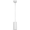OISE ART STORE Trade Shop - Lampadario Faretto Cilindro Pendente A Sospensione Attacco Gu10 Bianco 15cm 99920 -