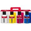 Amsterdam Standard Series | Colore acrilico Primary Set | 4 x 500 ml | Colori primari per miscelazione | Colore acrilico a viscosita media per pittura