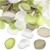 PATIKIL Petali Rosa Seta 100pz Artificiale Fiore Petali per Matrimonio Decorazioni Romantico Notte Spargimento Navata Petali Misto Verde