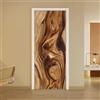 arricraft 2 Trompe L'occhio decorativo adesivo per porta, grana di legno | 200x80cm Adesivi Artistici Frigorifero PVC Impermeabile Autoadesivo Decorazione Adesivo Carta Da Parati per Porte