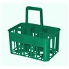 Mobil Plastic Cestello in plastica portabottiglie 6 posti verde