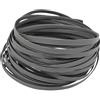 Belnotelt Striscia di vimini sintetico per riparazione di mobili da esterni, resistente ai raggi UV, per restaurare sedie e divani, 8 mm x 36,6 m, colore grigio