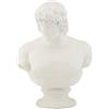 Mauro Ferretti Scultura Centurione Elegante in Polyresin Bianco 25x18,2x12,8 cm