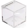 Aurora Store 36 Scatoline Portaconfetti 6x6x6cm Cubo Quadrato per Matrimonio Comunione scatole per Confetti bomboniere segnaposto in plexiglass Trasparenti da Decorare decoupage
