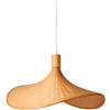B·LED BARCELONA LED BARCELONA LED Lampada a Sospensione in Mimbre e Bambù Bellas con Portalampada in Legno Naturale, Plafoniera Stile Nordico Giapponese Moderno Naturale Industriale Classico, E27 Interno