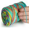 MeriWoolArt® Corda di Cotone per Macramé da 2 mm x 250 m, Riciclata, Ideale per Creare Appendi Piante, Gioielli, e Borse all'Uncinetto