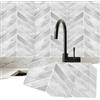 BOYIFEIJIE Piastrelle adesive per cucina, bagno, 3D, impermeabili, da parete, per la cucina, autoadesive, da incollare sul bagno (grigio, 10 pezzi, 29 x 22,9 cm)