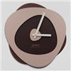Giallobus - Orologio Bilay - Bokeh - Legno Mdf - Premium 30x30‎‎cm - 07 - Chocolate - Artigianale Made in Italy - Silenzioso - Idea regalo - Moderni doppio livello