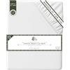 HABITA 33 HOME Lenzuolo letto Singolo Sotto con angoli cotone Bianco | Lenzuola Letto Traspirante ed Anallergico Biancheria da Letto e Federe Coordinate 100% Cotone