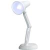 Generic Lampada da scrivania a LED, lampada da tavolo ricaricabile, corpo pieghevole in ABS, porta di ricarica USB, lettura e uso in ufficio per bambini e adulti, 10 x 4 cm, colore bianco nero, 1 pezzo