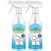 Generic Spray ionico per Animali Domestici Contro Le Macchie di Lacrime, per Cani e Gatti, detergente eliminatore di odori, Spray neutralizzante per Gli odori di urina, detergente Delicato per Corpo
