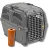 Pet's Market Trasportino Skudo 4 Nero Gatto Cane Rigido Sacchetti Igienici Omaggio Accessorio da Viaggio Animali Porta in Ferro Fessure Conforme agli Standard Aerei (Nero 4 (68x48x51h))