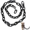 Generic Guinzaglio per cani con finta catena, 150 cm, leggero, divertente, grande, per cani di piccola taglia e gatti, ciondolo a maglie in plastica oversize, accessorio divertente per costume per cuccioli