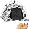 BDKMMS Tenda da campeggio per animali domestici, mini tenda da letto, portatile, traspirante, con struttura robusta e porta in per porcellini d'India, conigli, criceti, piccoli animali