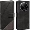XINNI Cover per Xiaomi Redmi A3 Custodia | Cellulare Libro Antiurto Flip Pelle PU/TPU