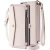 Arseaiy Custodia a portafoglio per Oppo Find X8 Pro Flip Custodia in pelle PU con porta carte di credito Tracolla Borsa Tasca con cerniera Guscio magnetico antiurto per telefono per donne uomini
