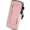 ONEFLOW Urban Sling - Custodia a tracolla per OnePlus Nord 6, custodia da cintura e bracciale, per cellulare con portafoglio, per uomo e donna, rosa