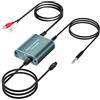 AMANKA DAC 192KHz Convertitore digitale ad analogico, con cavo RCA maschio integrato e adattatore audio ottico a RCA L/R e jack da 3,5 mm per HDTV Blu-Ray DVD Sky HD