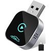 PARPAT Adattatore Wireless 2-in-1 per CarPlay & Android Auto - Upgrade 2026, Adattatore USB/Type-C senza fili, Connessione Veloce e Stabile senza Ritardi, Compatibile con iOS 10+ e Android 11+