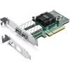 Alwong Scheda di interfaccia di rete 10Gb Ethernet PCIe con 82599ES controller, Dual SFP+ port NIC, PCI Express x8, compatibile con Windows Server/Linux/VMware, Compare to Intel X520-DA2