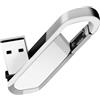 leizhan Primavera Buckle USB Flash Drive USB 2.0 Flash Drive Memory Stick USB External Memory Data Storage Bambini Studenti Regalo Compleanno (32GB, Bianco)
