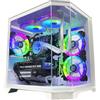 NitroPC - PC Gaming Avanzato Nitro (AMD Ryzen 5 5600X 3.7GHz/4.6GHz, RTX 3050 8GB, RAM 16GB, M.2 1TB, Windows 11 PRO, WiFi) Computer fisso, PC Gamer (Bianco)