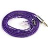 Linsoul Tripowin Zonie IEM Cavo, 16 Core Placcato Argento Cordoni Aggiornati, 1.25m SPC in Ear Monitor Cavi per 7hz Zero:2 Orchestra Lite Cadenza Hype4 Supermix4(Recessed 2pin, 4.4mm)(Viola)