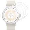 GIOPUEY Pellicola Protettiva per Realme Watch S5, [4 Pezzi] Vetro temperato Schermo Protezione Pellicola [Copertura Completa] [Anti-graffio] - Trasparente