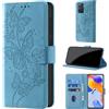 CaseGla Cover per Xiaomi Redmi Note 11 Pro 5G / Note 12 Pro 4G, Azzurro | Blocco RFID, Portafoglio Pelle PU, Flip Libro, Porta Carte, Magnetica Libretto, Antiurto Protezione Completa