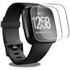 PHONILLICO Vetro temperato per Fitbit Versa/Versa Lite [2 pezzi] Pellicola protettiva per schermo orologio antigraffio