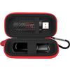casmilee Borsa per USB Stick compatibile con SanDisk/per Samsung/per PNY Flash Drive, Memory Stick Thumb Drive, borsa per dati, 16/32/128GB, accessori elettronici, organizer, supporto (Rosso)