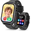 pmstuy 4G Smartwatch Bambini con GPS Videochiamate SOS Orologio Telefono Bambini