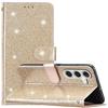 Tivenfezk Nadoli Glitter Cover per Samsung Galaxy A24 4G,Portafoglio con Porta Carte in Pelle PU Cordino per Donna Magnetica Supporto Cavalletto Chiusura Protettiva Custodia
