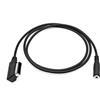 JZK 1M AMI MDI da 3,5 mm femmina AUX Adattatore cavo audio, cavo interfaccia musica media per Audi A3 A4 A5 A6 Q5 Q7, per VW Golf Tiguan Jetta, per Skoda, per Seat (Nero)