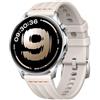 GIOPUEY 22mm Cinturini Compatibile con Oppo Watch S/X/X2/X3/OnePlus Watch Lite/4/3/2/2R, Morbido Silicone Cinturino [Resistente all'Usura] [Traspirante] - Beige