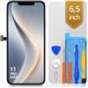 bokman Schermo per iPhone 11 PRO Max, 6,5 LCD di Ricambio Kit Riparazione