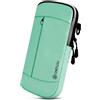 ONEFLOW Urban Sling - Custodia a tracolla per OnePlus Nord CE 6, custodia da cintura e bracciale, combinata con portafoglio, per uomo e donna, verde menta
