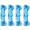 RLECS 4 staffe di fissaggio in plastica per ventola CPU AM2 AM3 FM1/2/2+/3 per PC dissipatore di calore ventola di raffreddamento, blu