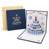 Dongcill Biglietto di auguri di compleanno con luminoso e sonoro | Biglietto di compleanno 3D Pop Up, Happy Birthday Card, regalo di compleanno per moglie, migliore amica, sorelle, famiglia