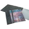 Rapesco 1596 Cartellina con Clip, Formato A4, Nero, Confezione da 25