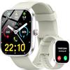 Matast 1.96" Smartwatch, Nuovo Smartwatch Uomo Donna, 112+ Sportive Fitness Tracker con Sonno Contapassi Cardiofrequenzimetro, Impermeabil IP68 Smart Watch per Android/iOS con Effettua/Risposta Chiamate