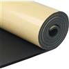 SDLDEER Schiuma autoadesiva, in neoprene, 300 mm (larghezza) x 6 mm (profondità) x 1,5 m (lunghezza), multifunzione, tappetino isolante, rotolo di gommapiuma, assorbimento degli urti, isolamento