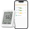 SONOFF AirGuard CO2, Monitor Intelligente della Qualità dell'Aria Indoor, Compatibile Matter, WiFi 2.4GHz, Rivelatore di Anidride Carbonica per CO2/Temperatura/Umidità, Allarme Sonoro e Luce