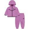 NIKE Nkn N Nsw Tech Fleece Fz Set NKN N NSW TECH FLEECE FZ SET Bambine e ragazze
