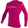 O'Neill Mute Unisex per Bambini O Neill Youth Basic Skins Manica Lunga Rash Guard Anguria 10 Anni, Anguria