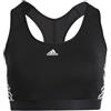 adidas HC7880 PWR MS 3S PS Reggiseno Sportivo Donna Black/White Taglia 2X