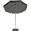 Ombrellone da Giardino Ø2 m Palo Ø33 mm in Acciaio Maffei Venezia Duplex Verde/Bianco e Verde