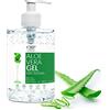bleu & marine Bretania Gel Aloe Vera Puro, 100% Naturale, Potente Idratante, Lenitivo e Calmante della Pelle, Dopo la Ceretta, la Depilazione e il Doposole, After Shave - 500 ml